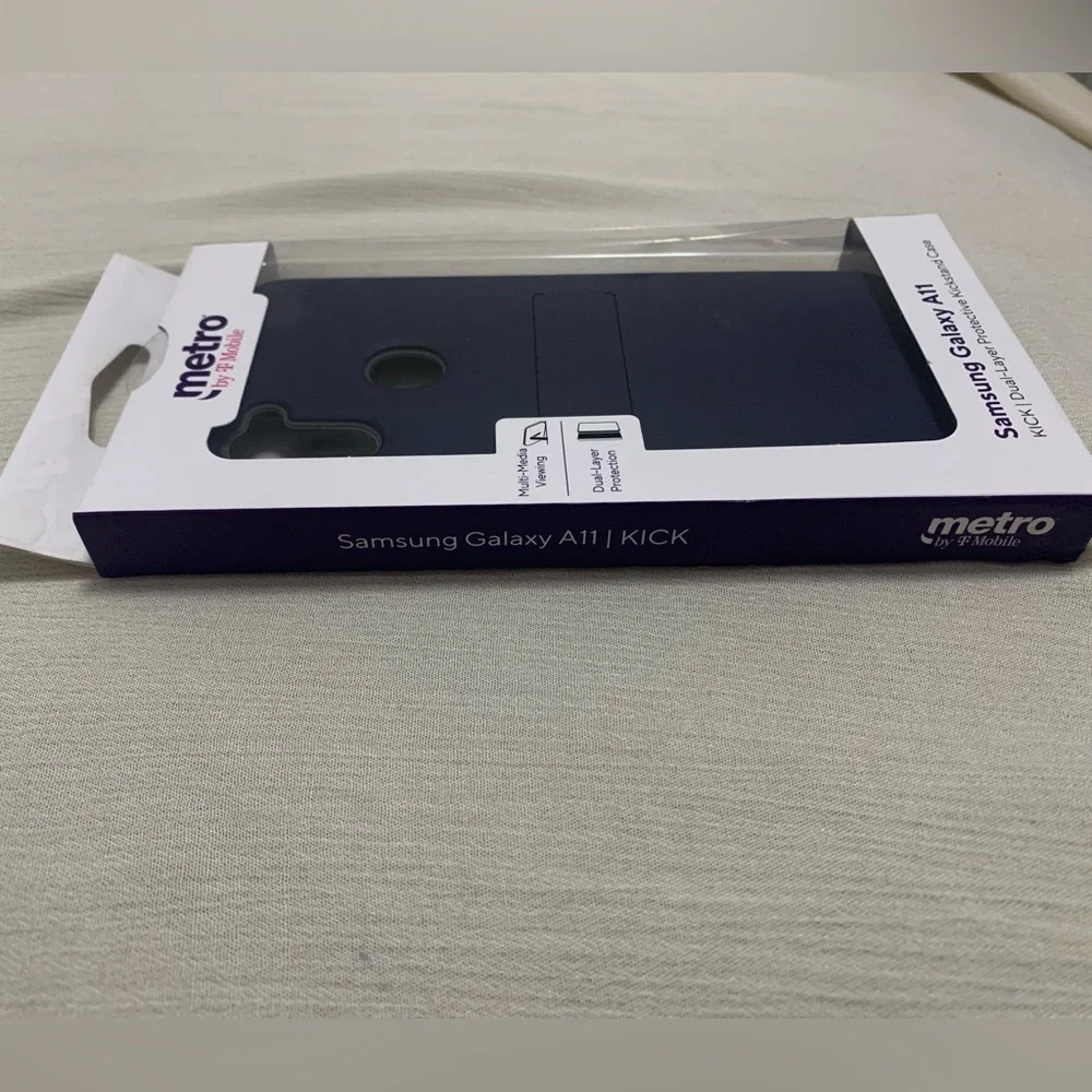 Samsung Galaxy A11 KICK | Dual-Layer Protective Kickstand Case Metro by T-Mobile